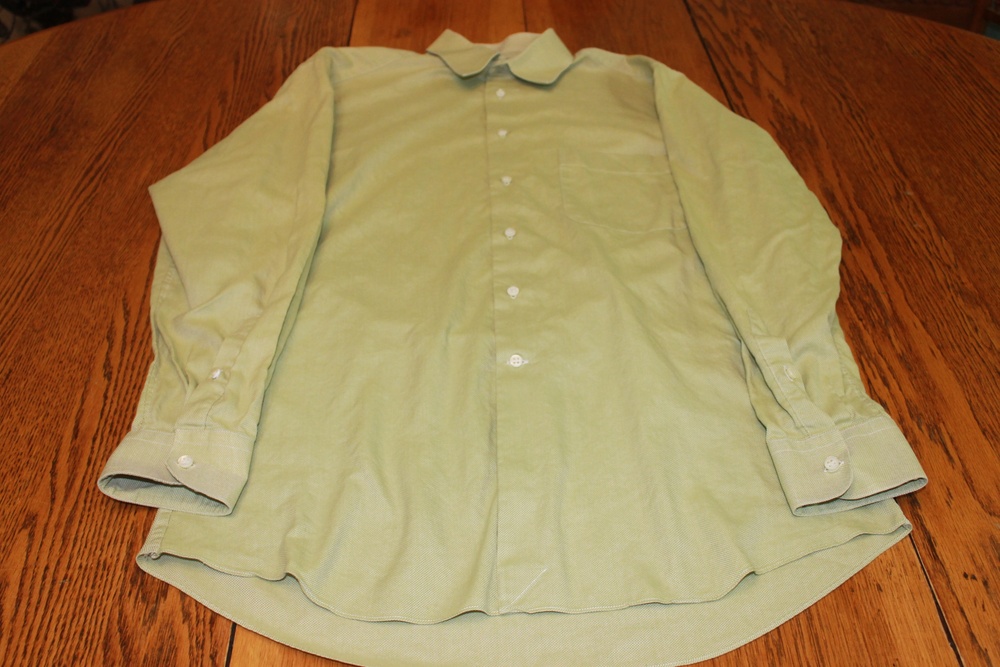 Ermenegildo Zegna Shirt Mens Small Button Up Long Sleeve Dress Classic Italy